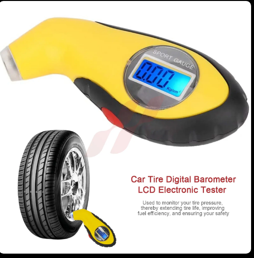 R-6802 High-precision Digital Car Tire Tyre Air Pressure Gauge Meter LCD Display Manometer Barometers for Car Truck